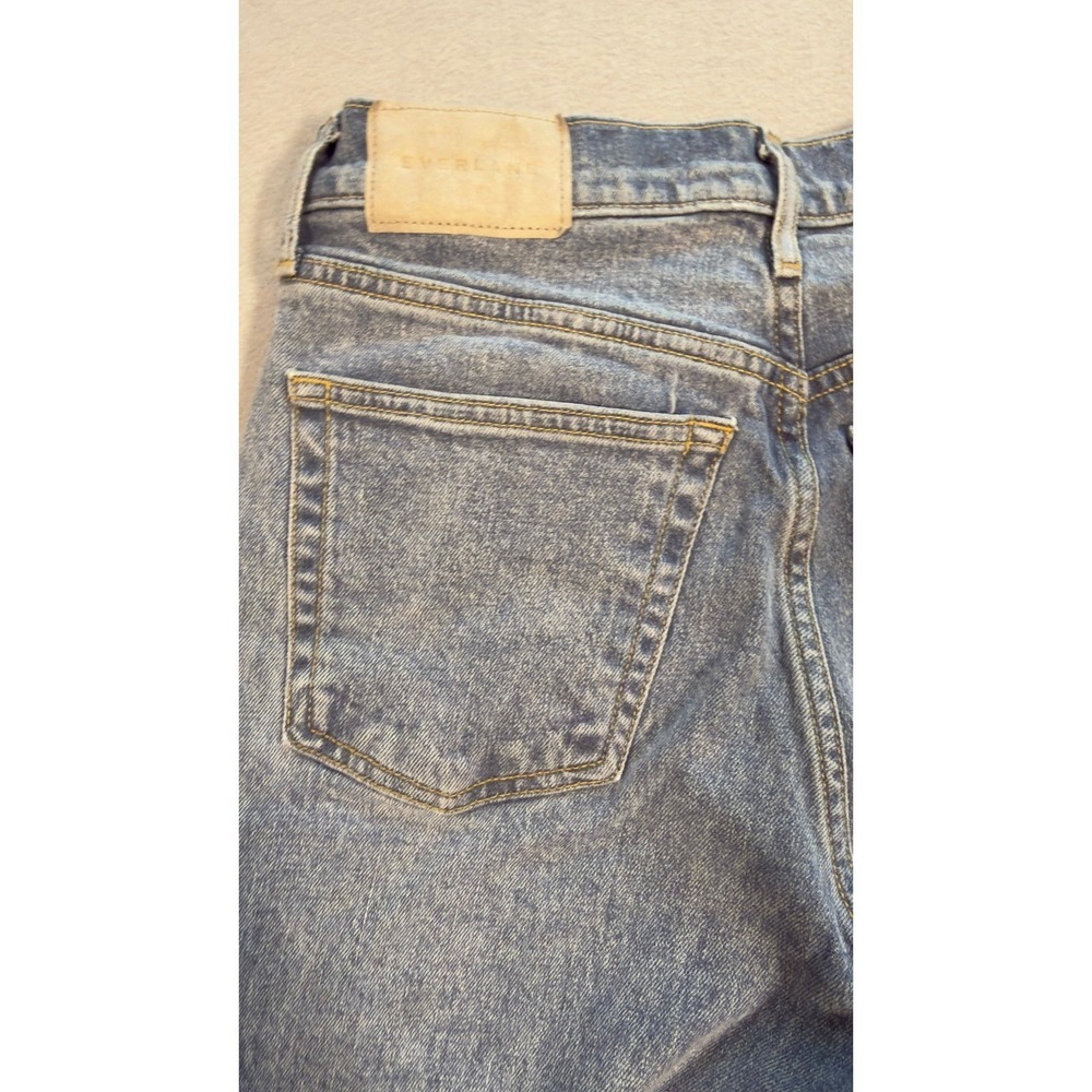 Everlane The Original Cheeky Straight Leg Blue Jeans Waist 24 - Picture 9 of 12